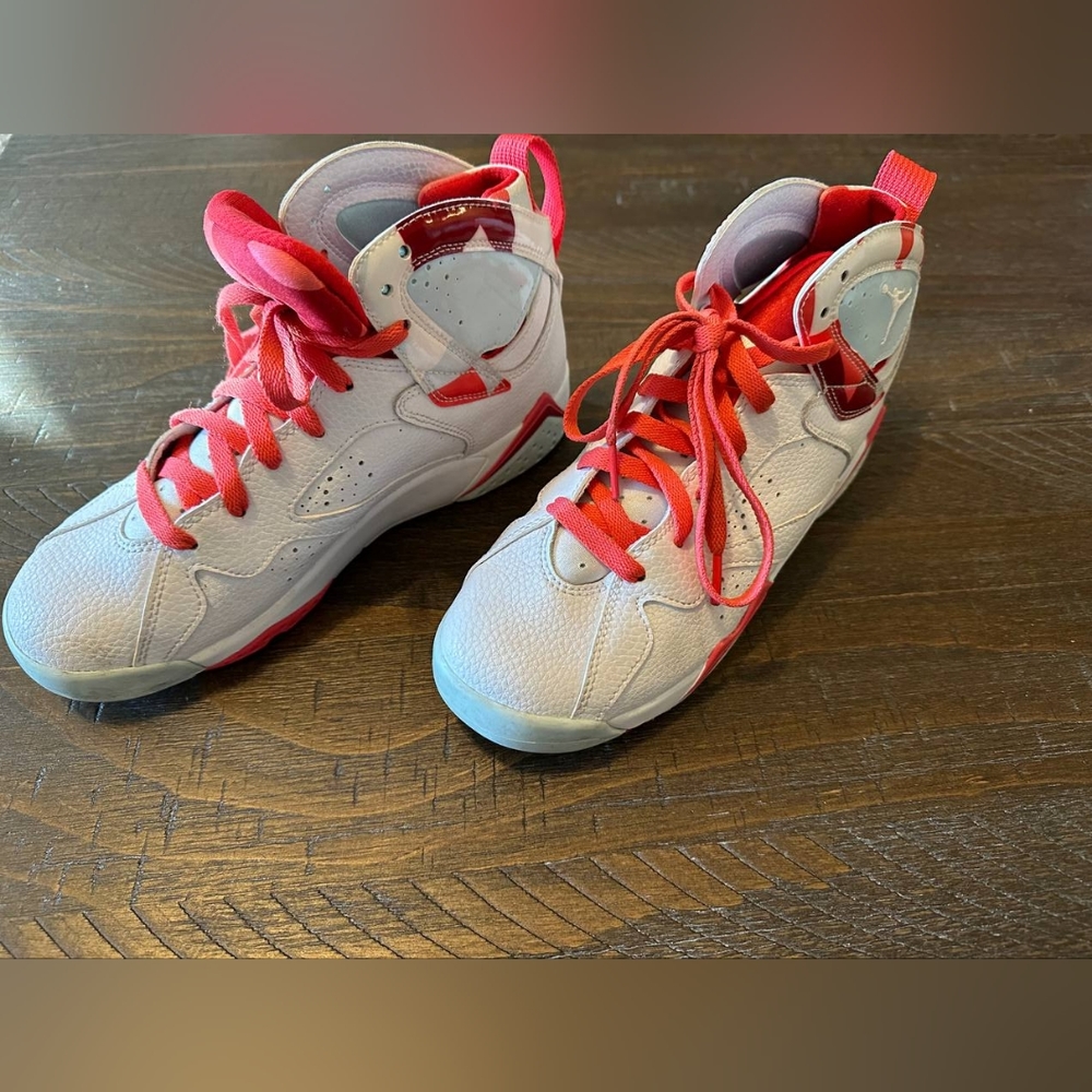 NIKE AIR JORDAN 7 RETRO GS WHITE TOPAZ MIST WHITE 442960-104 SIZE 6Y